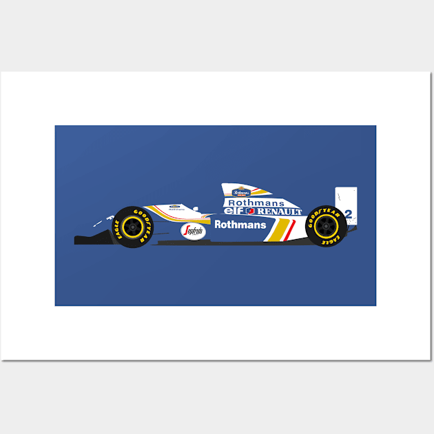 WIlliams FW16 F1 Wall Art by s.elaaboudi@gmail.com